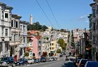 Coit Tower - 2107  San Francisco Coit Tower from Union St at Mason - Aspect Ratio 1:1.46